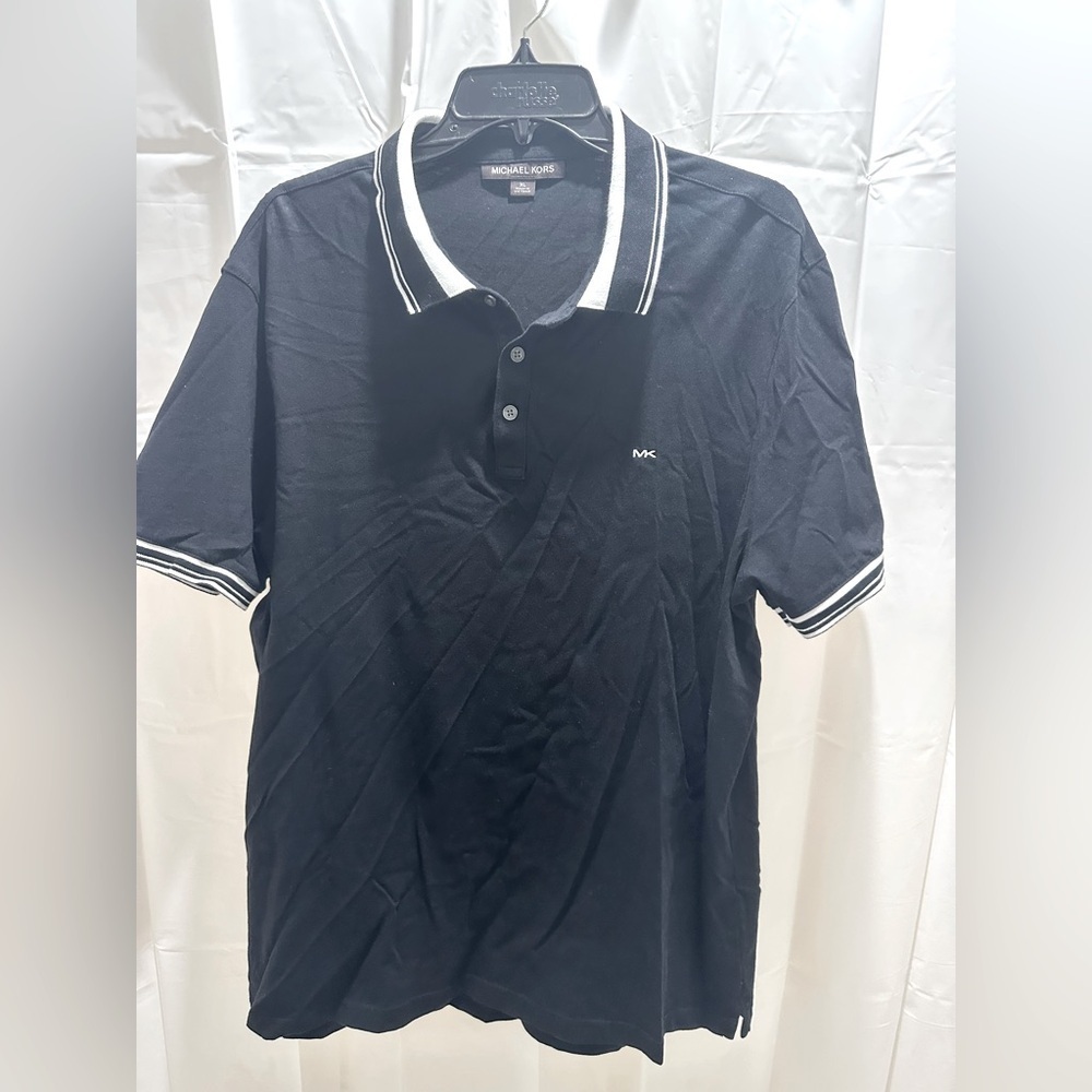 Michael Kors Men’s Black Polo Shirt - Picture 2 of 3